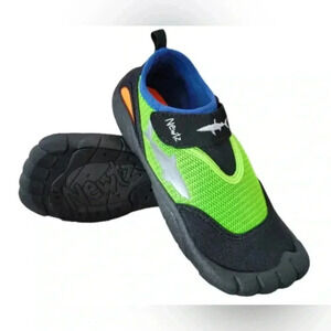 Water Shoes Size 2/3 Green Neon Kids Youth Toddler Shark